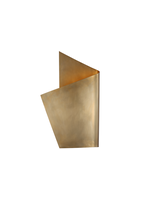 Visual Comfort & Co. Piel Left Wrapped Sconce Antique Brass