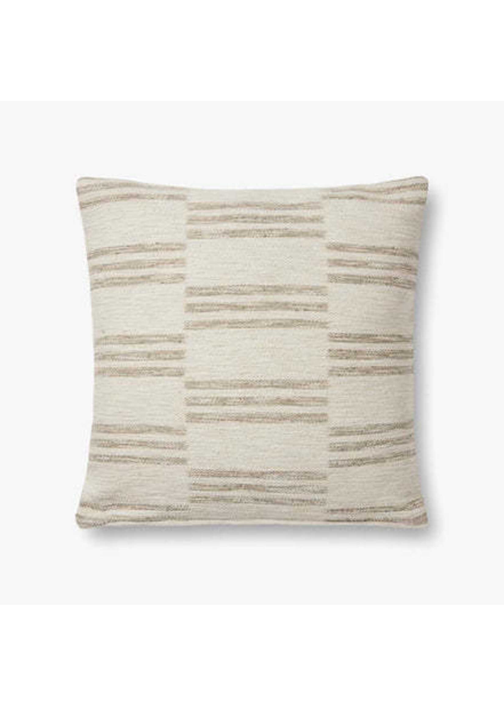 Loloi JAY PAL0026 Ivory / Sand 22x22 Decorative Pillow