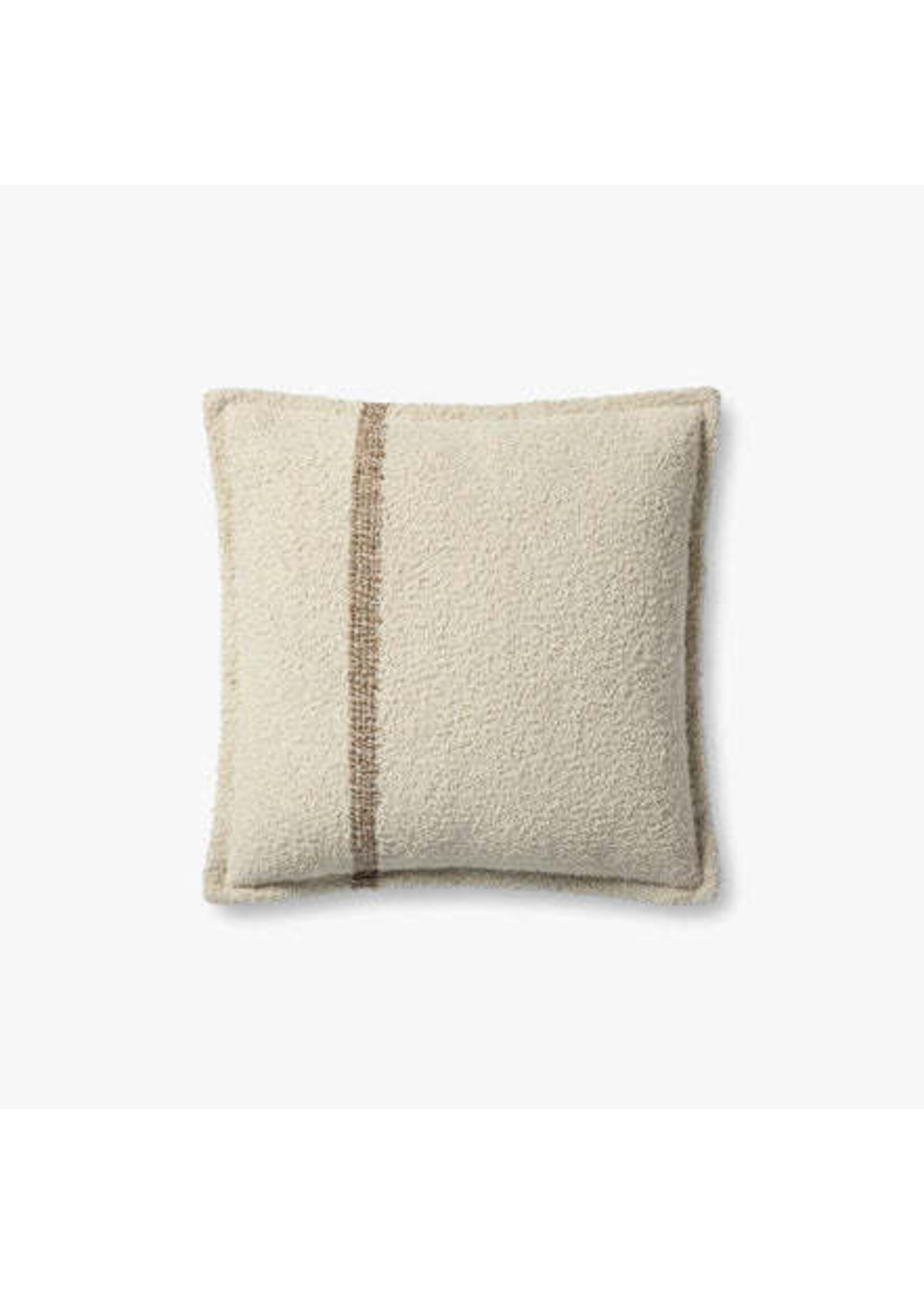 Loloi PBR0014 Natural / Tan 18x18 Decorative Pillow