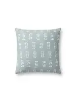 Loloi PCJ0024 Tully Light Blue 18x18 Decorative Pillow