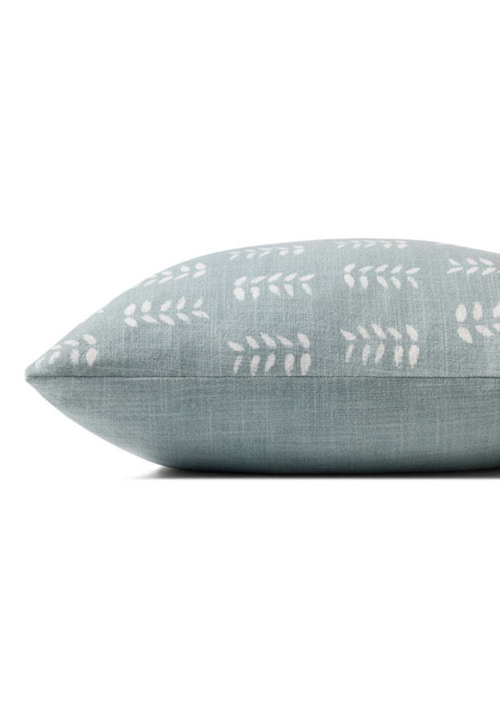 Loloi PCJ0024 Tully Light Blue 18x18 Decorative Pillow