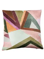 Piper Collection Kathryn 22x22, Rose/Leaf