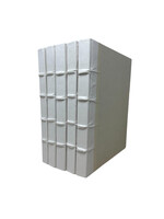 E. Lawrence, LTD Raised Bands White Parchment/Off-White Cover 12"-14" Single Book