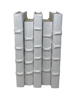 E. Lawrence, LTD Raised Bands- White Parchment/Off-White Cover  8.5-9.5" Single Book