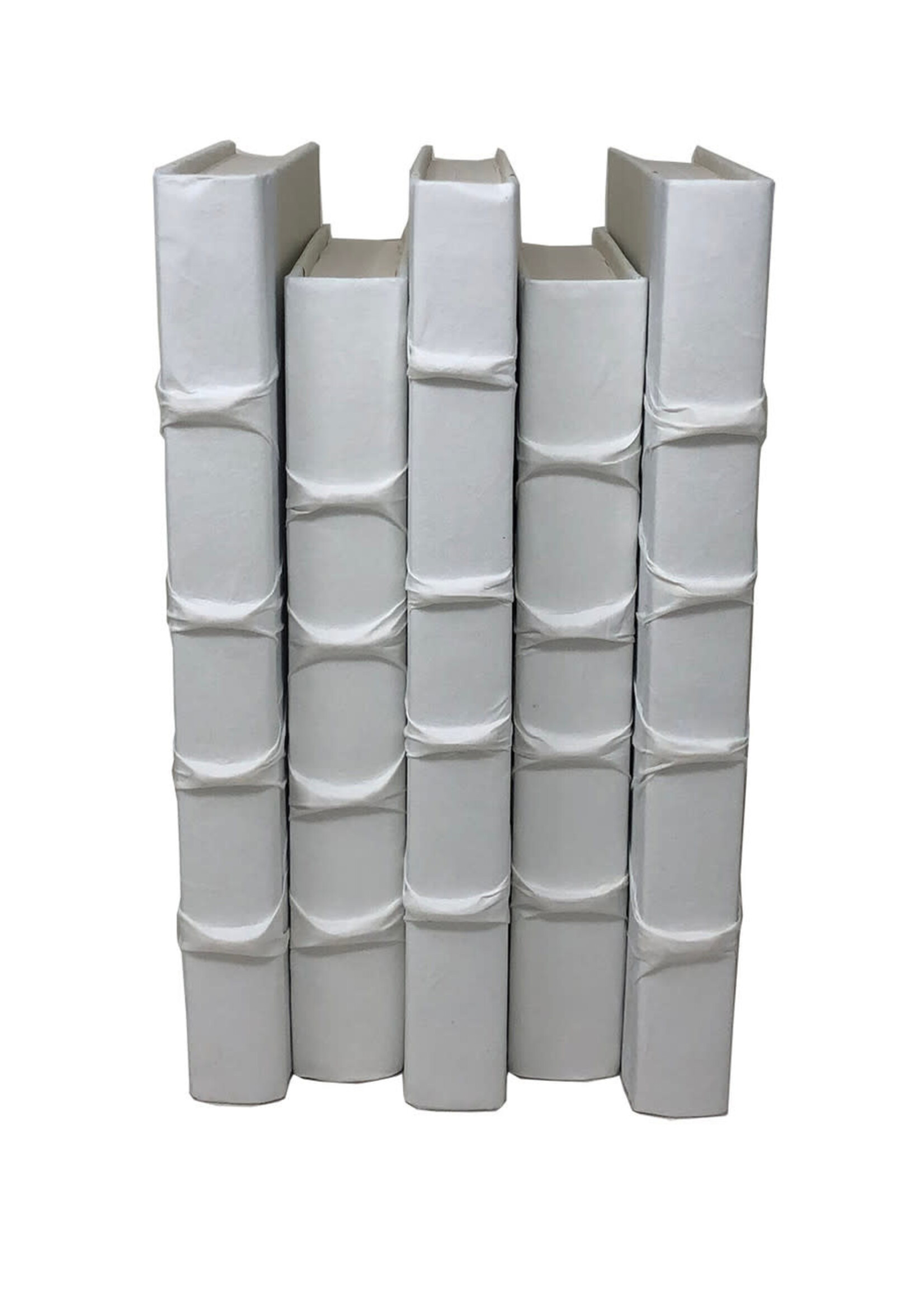 E. Lawrence, LTD Raised Bands- White Parchment/Off-White Cover  8.5-9.5" Single Book