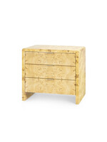 Bungalow Five/Villa and House Emil 3-Drawer Side Table, Burl