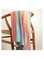 Annie Selke Mellie Stripe Woven Cotten Throw