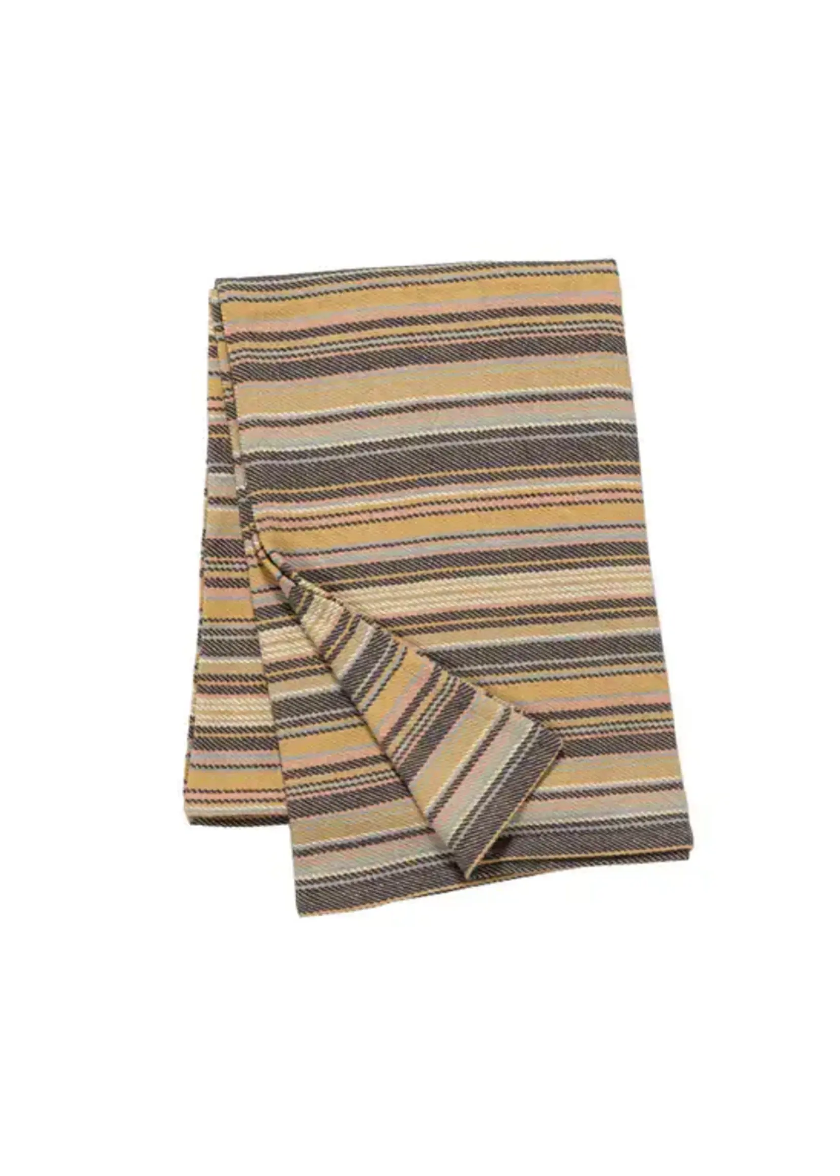 Annie Selke Callum Stripe Throw, Multi