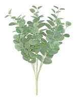 Select Artificials Eucalyptus Bush 19.5", Frosted Green