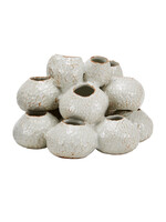 Continental Home White Ceramic Cluster Vase V102W