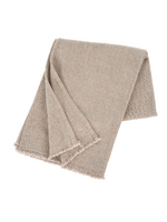 Selena Linen End of Bed Blanket, Blush