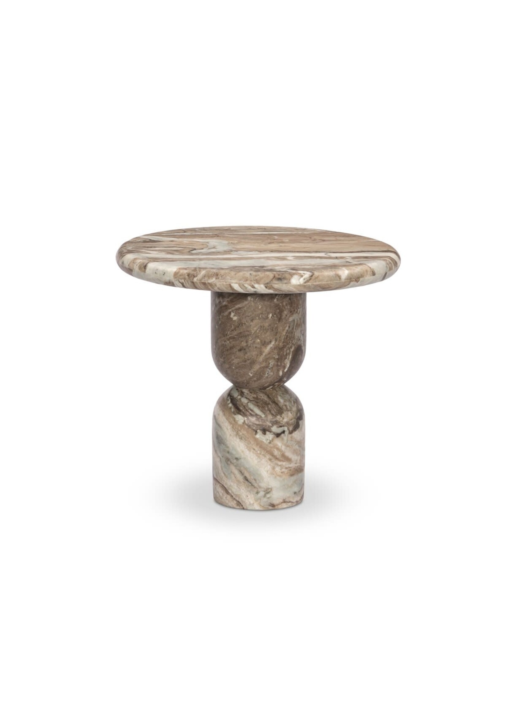 Four Hands Figueroa End Table - Sawar Marble