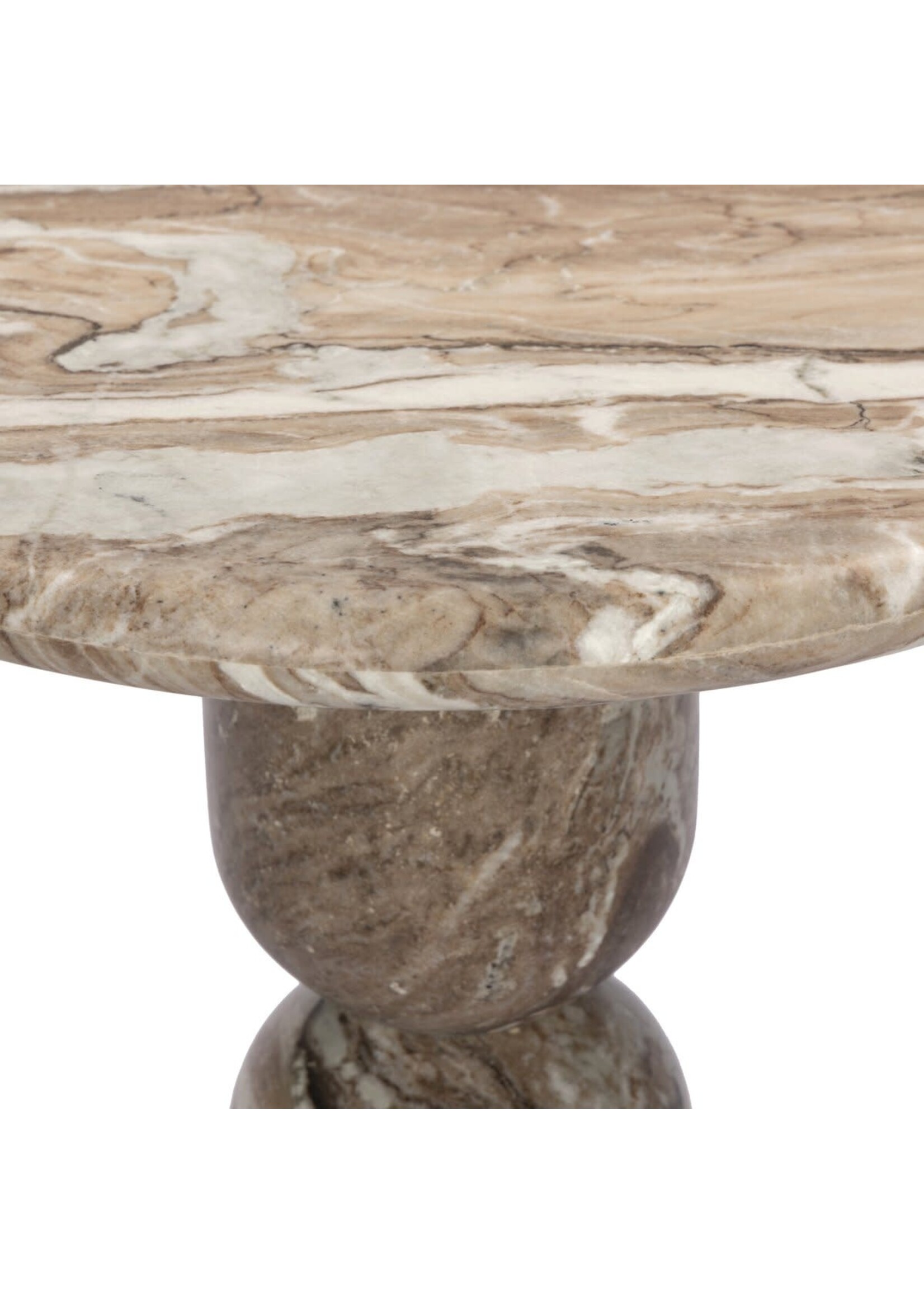 Four Hands Figueroa End Table - Sawar Marble