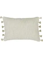 Lacefield Ziggy Sea Salt w/ Tassel Fringe 13x19 Lumbar