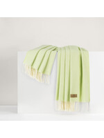 Lands Downunder International, Ltd. Key Lime Italian Herringbone Throw