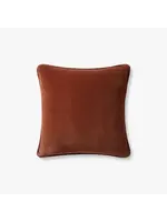 Loloi 18x18 PMH1153 Decorative Pillow, Chestnut