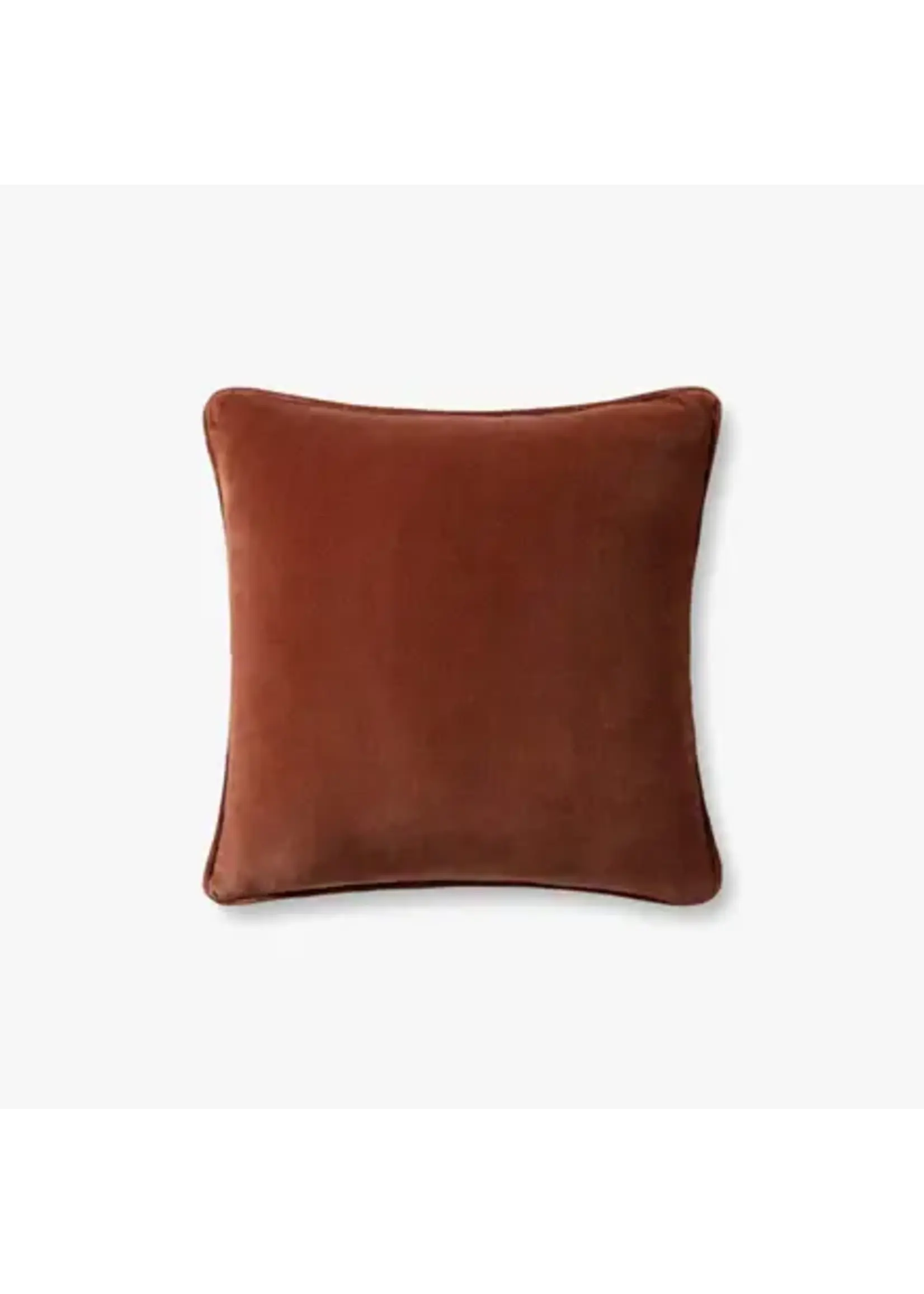 Loloi 18x18 PMH1153 Decorative Pillow, Chestnut