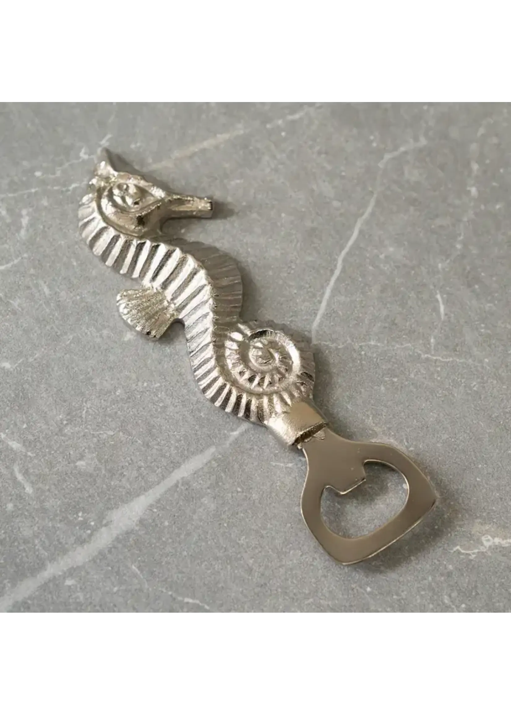 India Handicrafts Inc. Aluminum Etched Seahorse Bottle Opener
