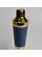 India Handicrafts Inc. Hand Painted Cocktail Shaker - Navy