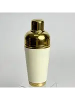 India Handicrafts Inc. Hand Painted Cocktail Shaker - White