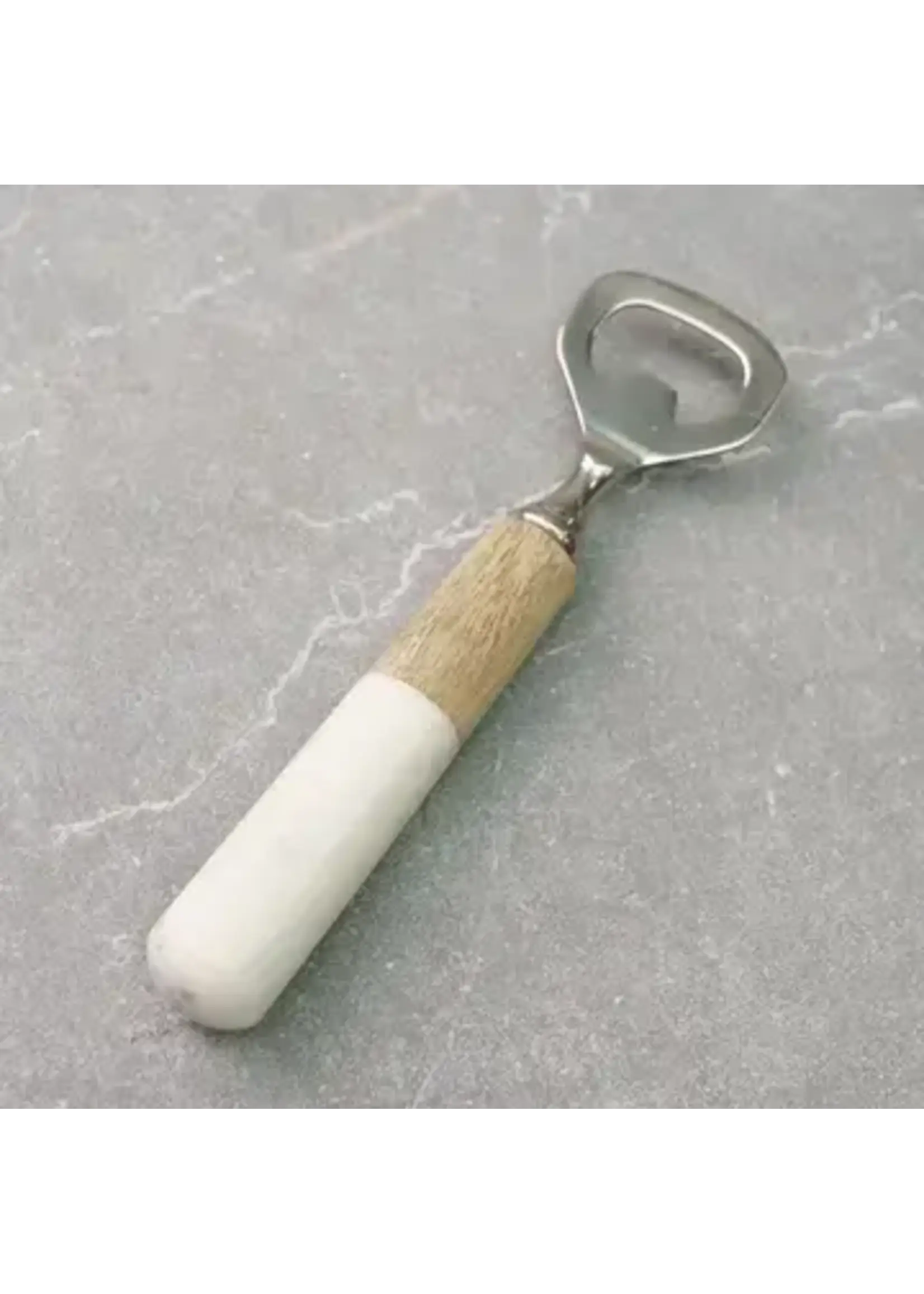 India Handicrafts Inc. Wood & Marble Bottle Opener