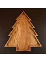 India Handicrafts Inc. Wooden Tree Platter
