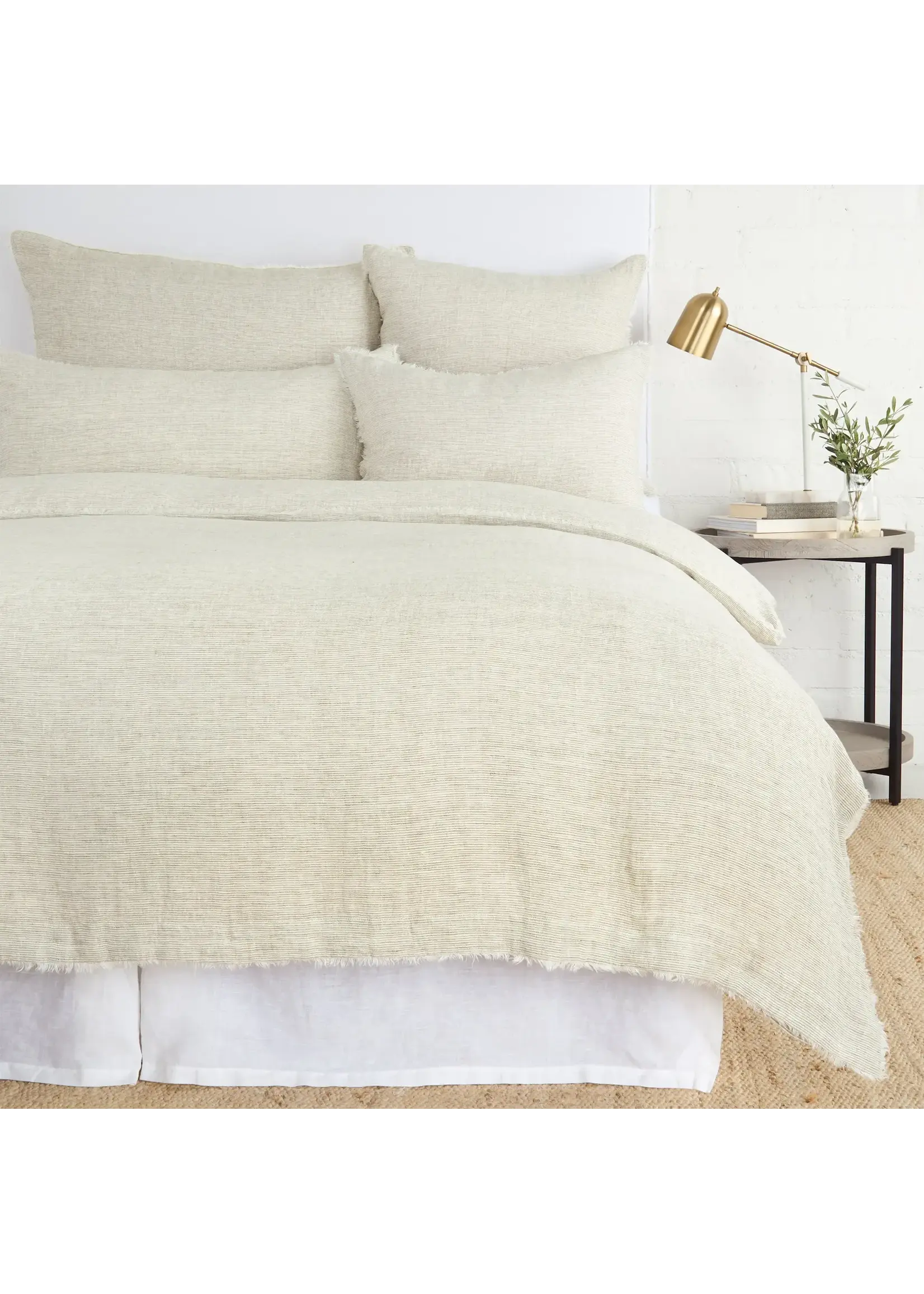 Pom Pom at Home Logan Duvet Cover - Olive, King