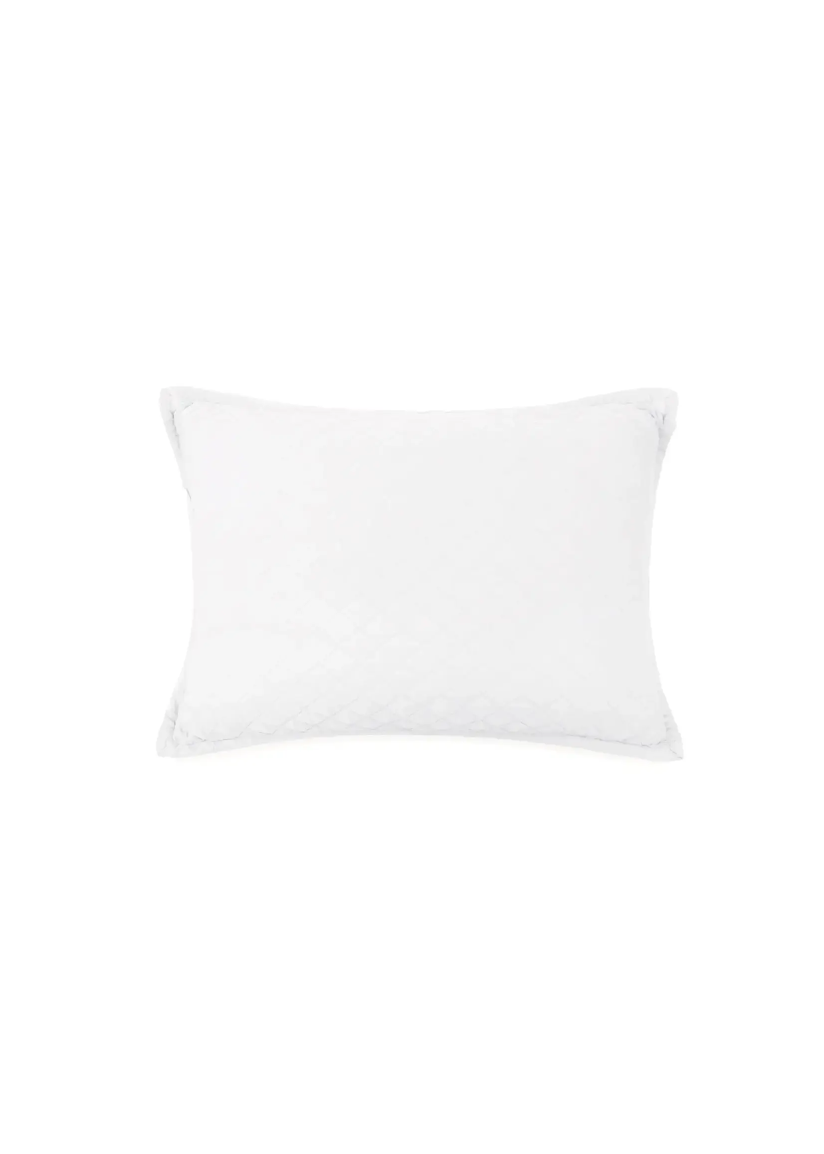 Pom Pom at Home Monaco Standard Sham -White