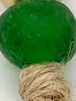 The Gilded Shell The Tide Pool - Emerald Green Sea Glass & Oyster Tassel