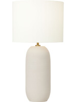Visual Comfort & Co. Fanny Slim Table Lamp, Matte Concrete