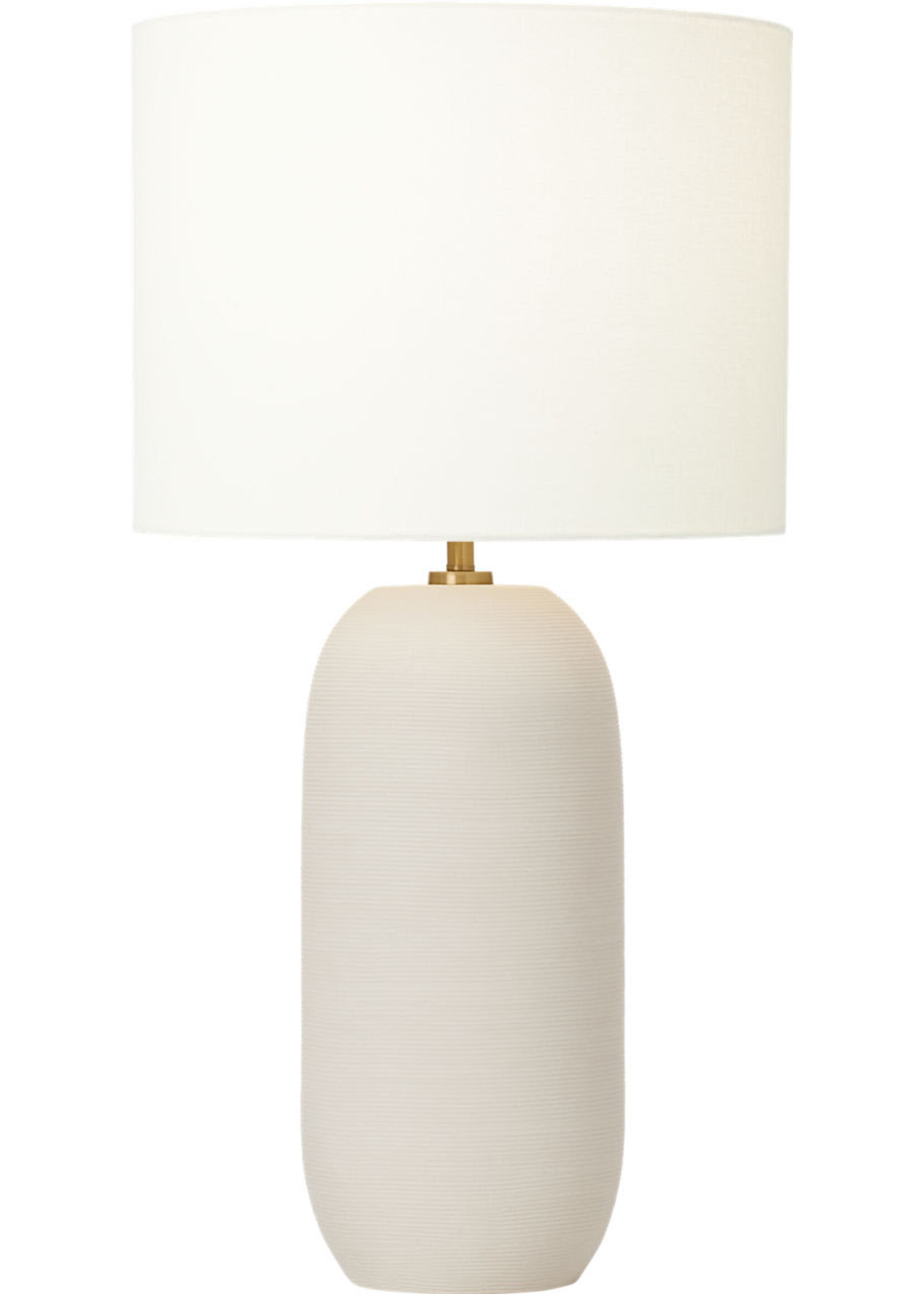 Visual Comfort & Co. Fanny Slim Table Lamp, Matte Concrete