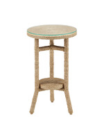 Currey & Company Limay Rope Drinks Table