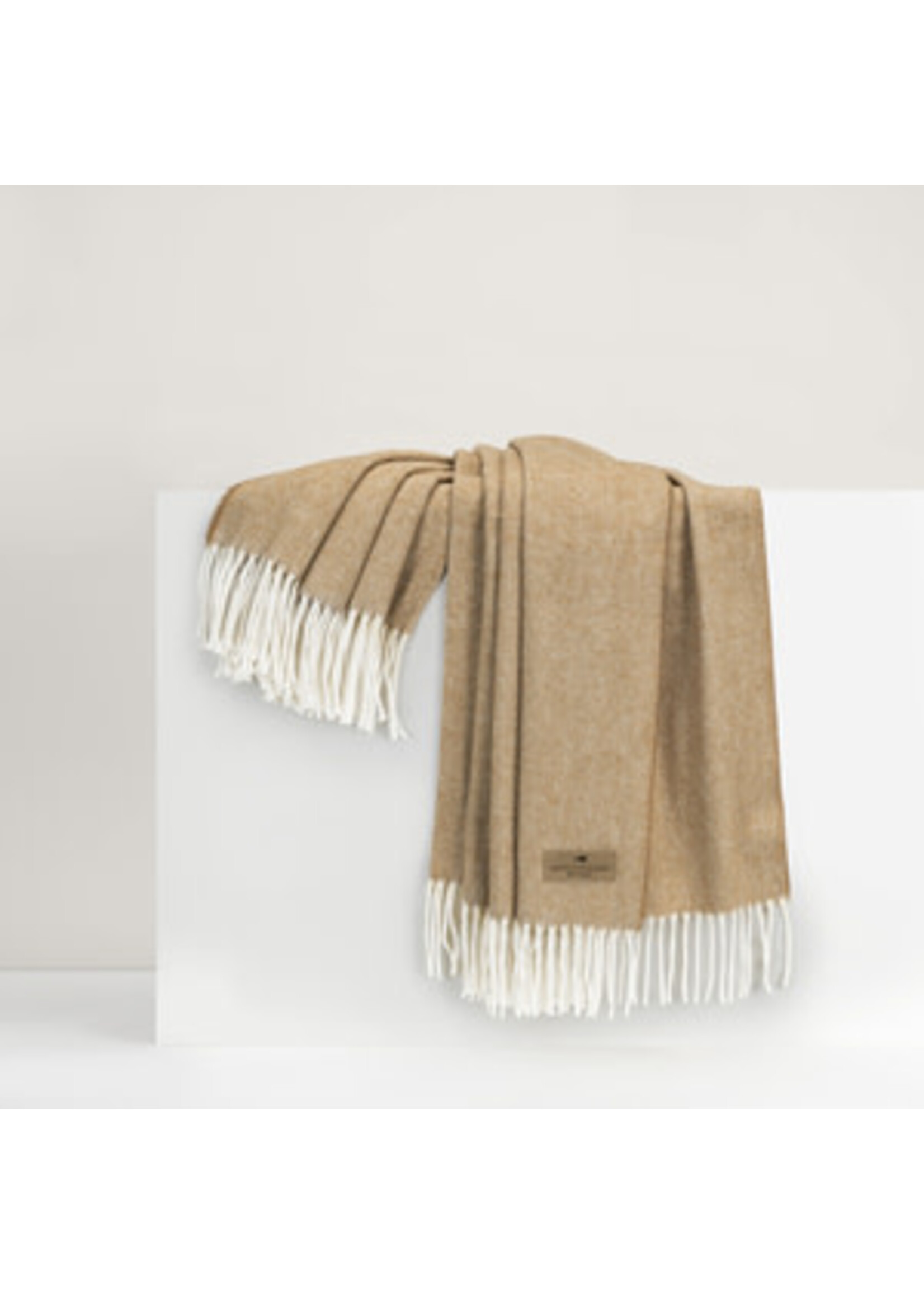 Lands Downunder International, Ltd. Caramel Italian Herringbone Throw