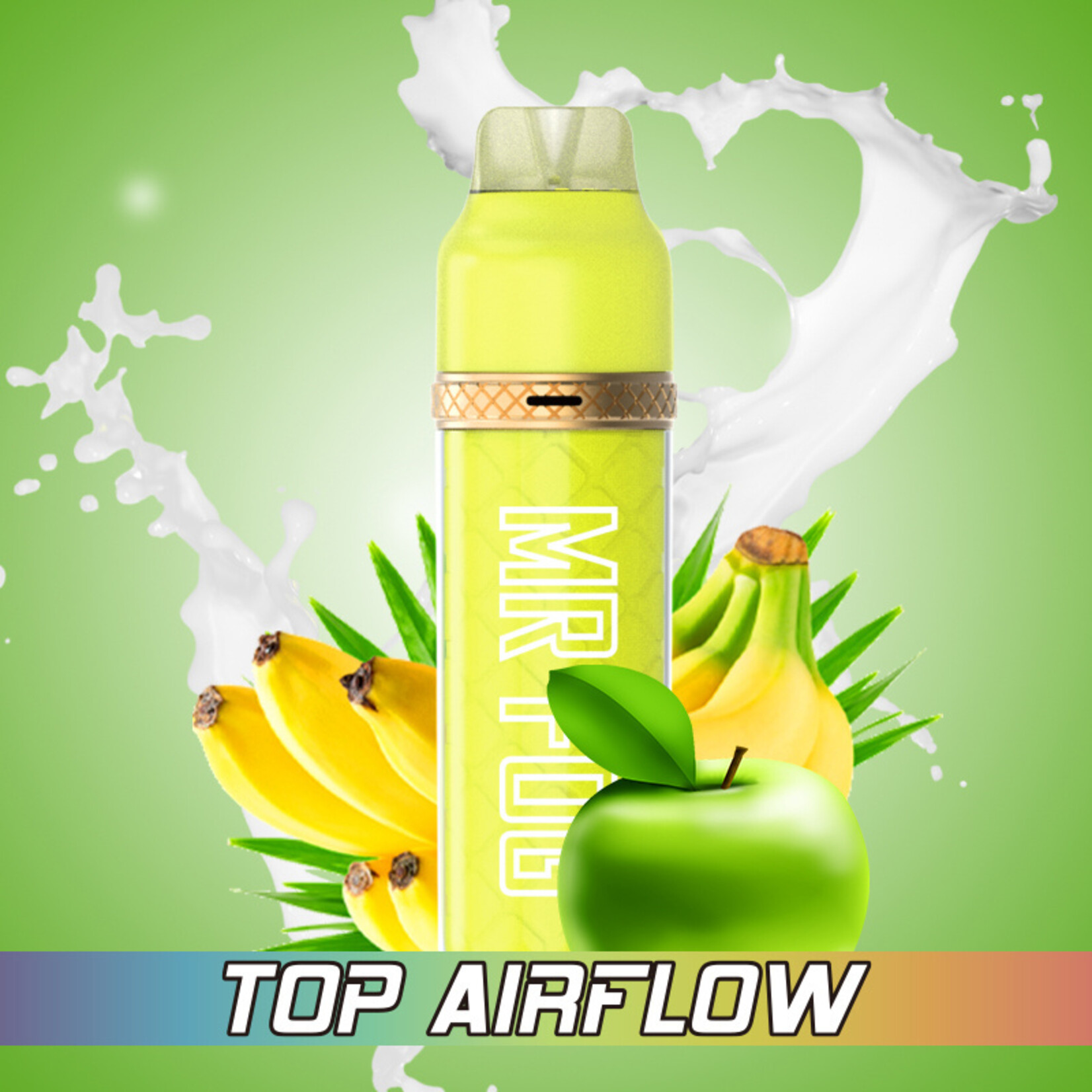 MR FOG MFA20 - MR FOG MAX AIR 2500 PUFFS - Banana Green Apple