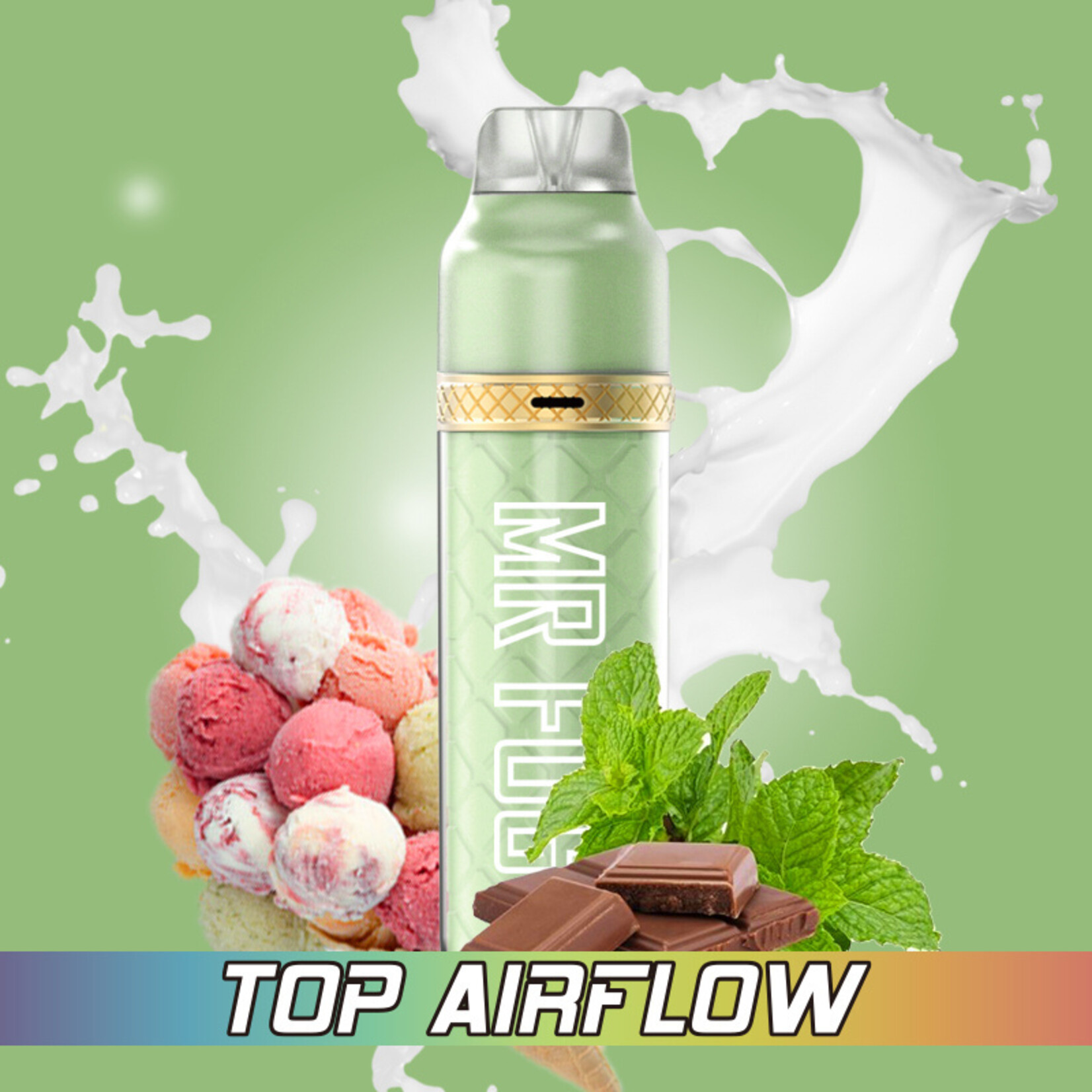 MR FOG MFA25 - MR FOG MAX AIR 2500 PUFFS - Cocoa Mint Dream