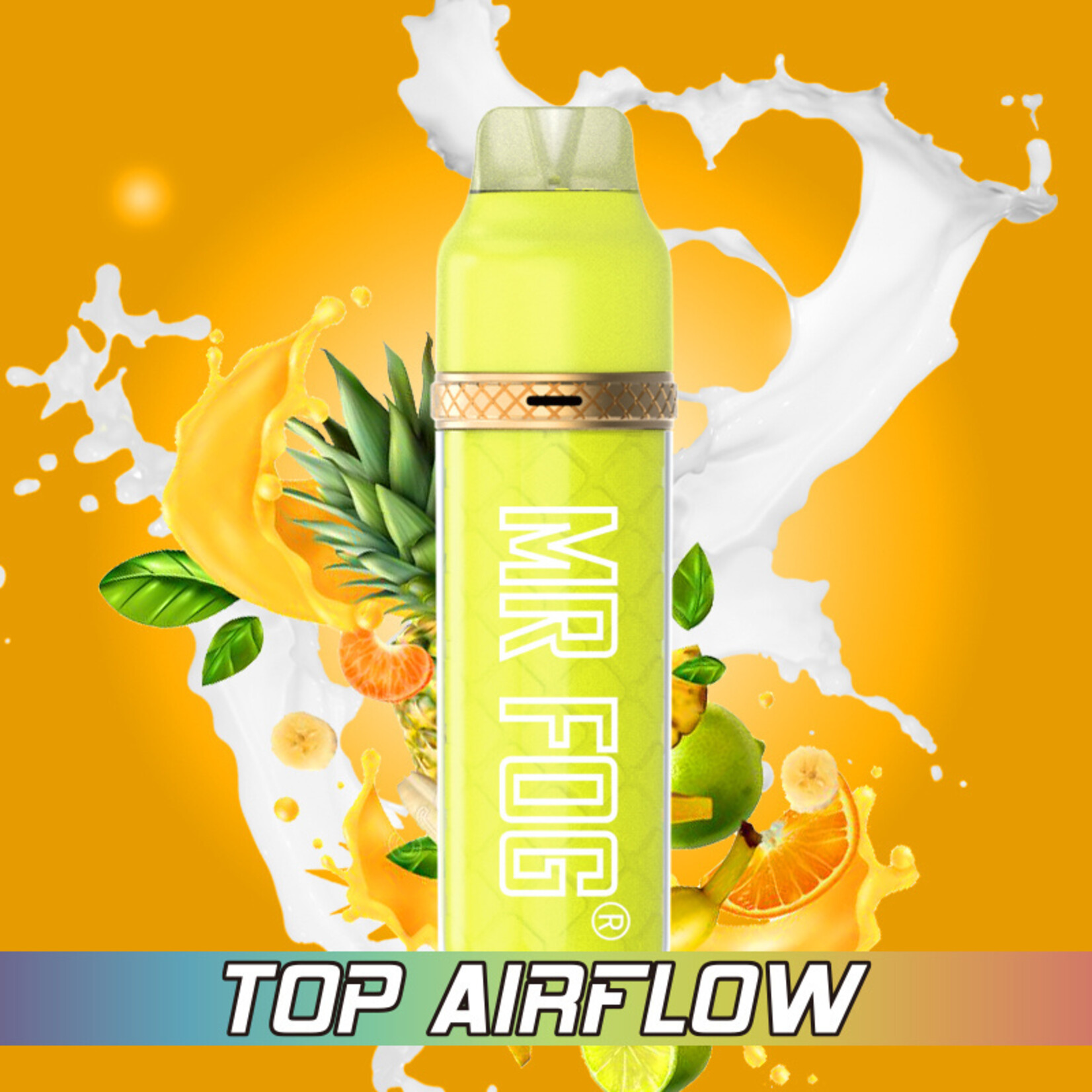 MR FOG MFA23 - MR FOG MAX AIR 2500 PUFFS - Banana Tropical Whip