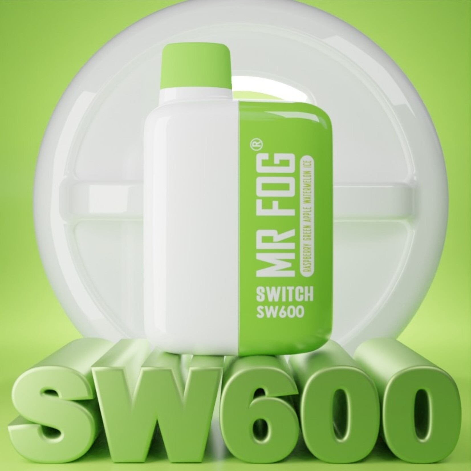 MR FOG SWM07 - MR FOG SW600 Raspberry Green Apple Watermelon Ice