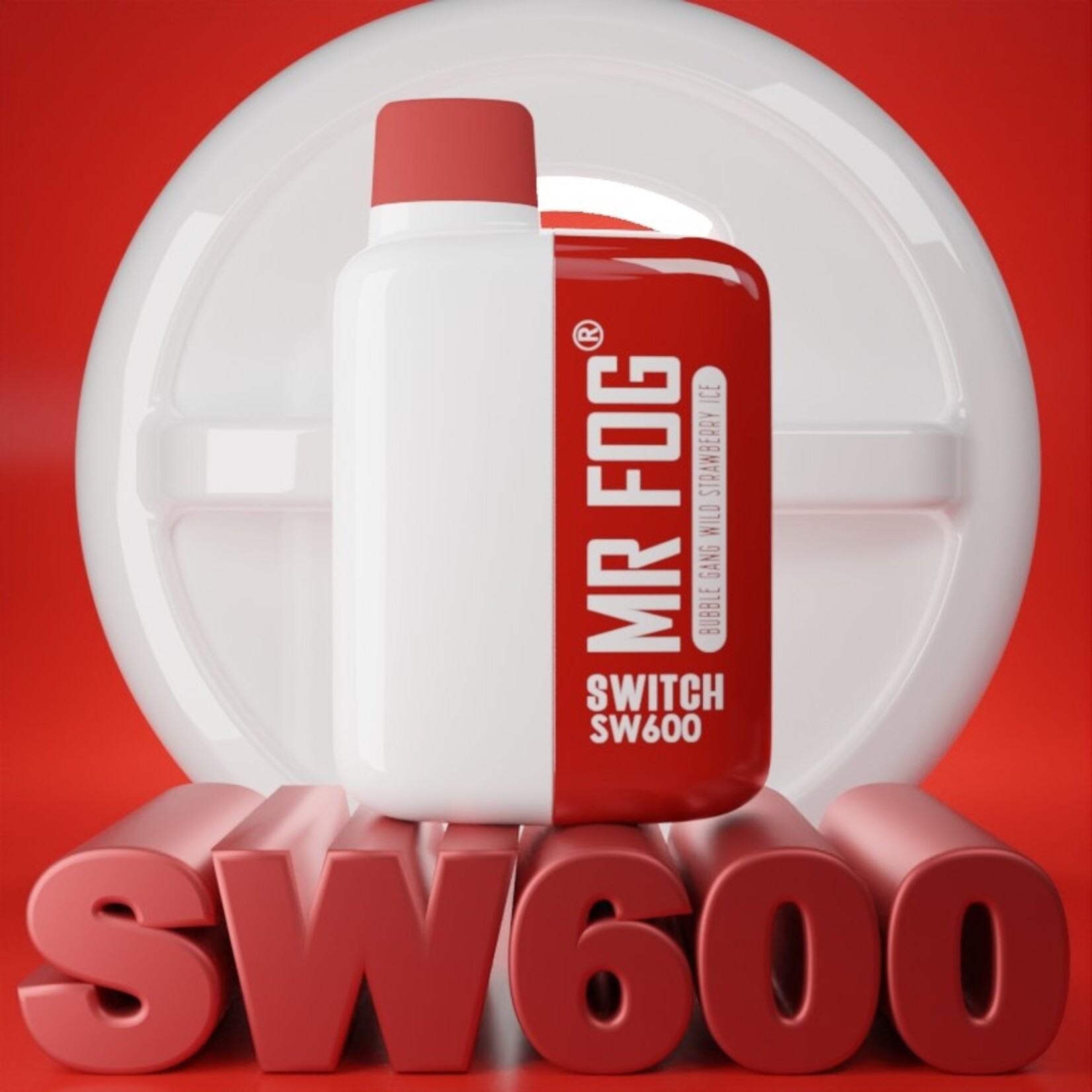 MR FOG SWM14 - MR FOG SW600 Bubble Gang Wild Strawberry Ice
