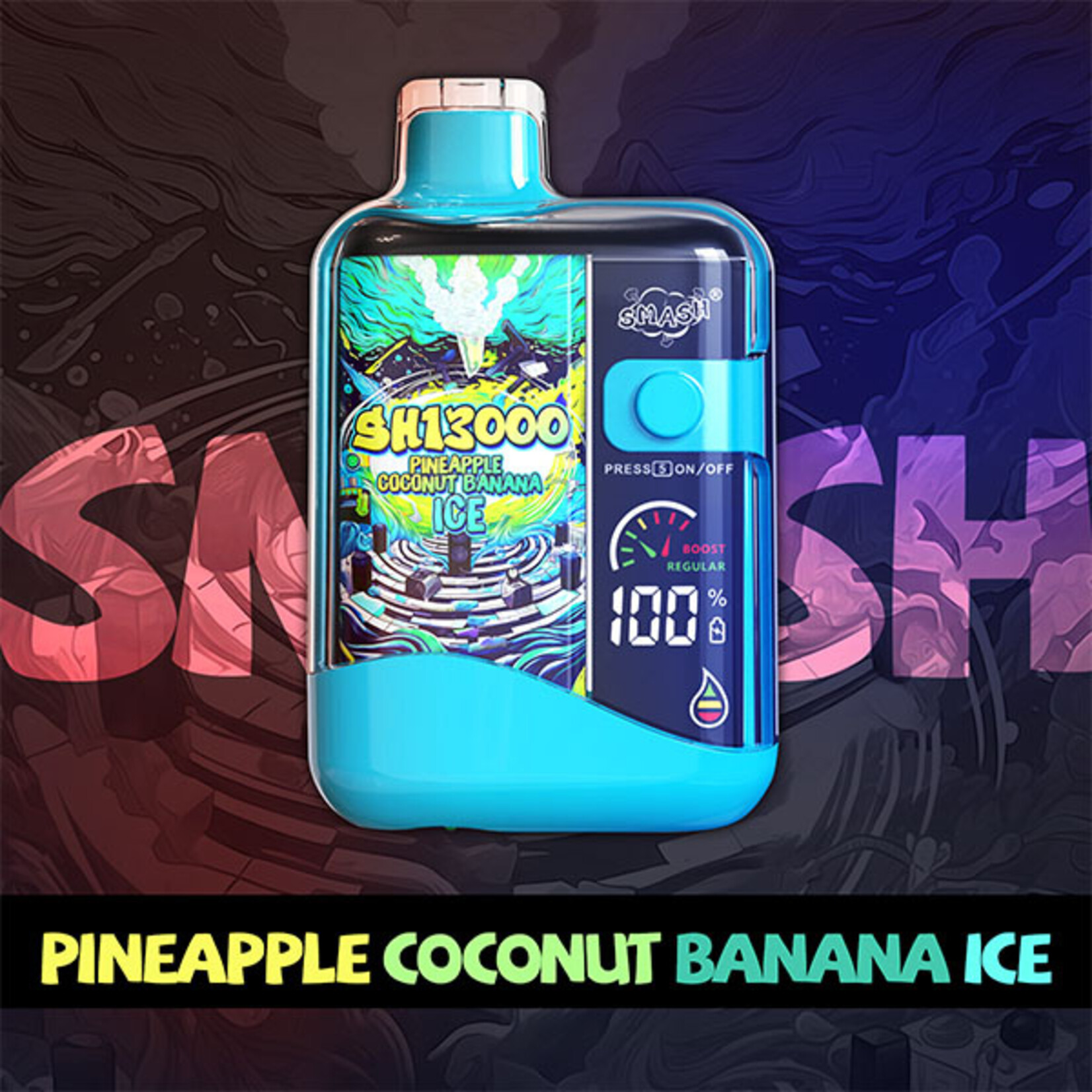 SMASH SH03 - SMASH SH13000 Pineapple Coconut Banana Ice