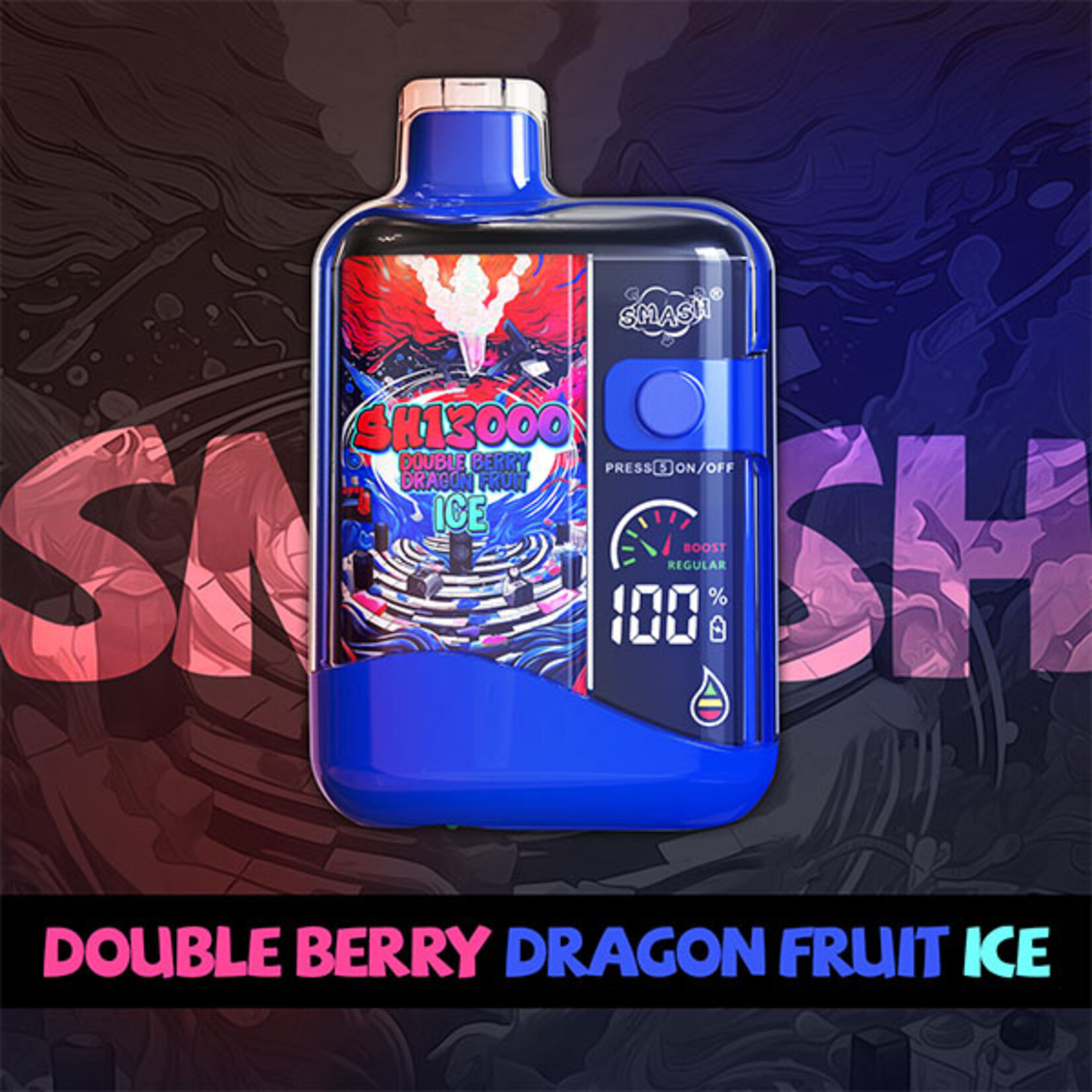 SMASH SH08 - SMASH SH13000 Double Berry Dragon Fruit Ice