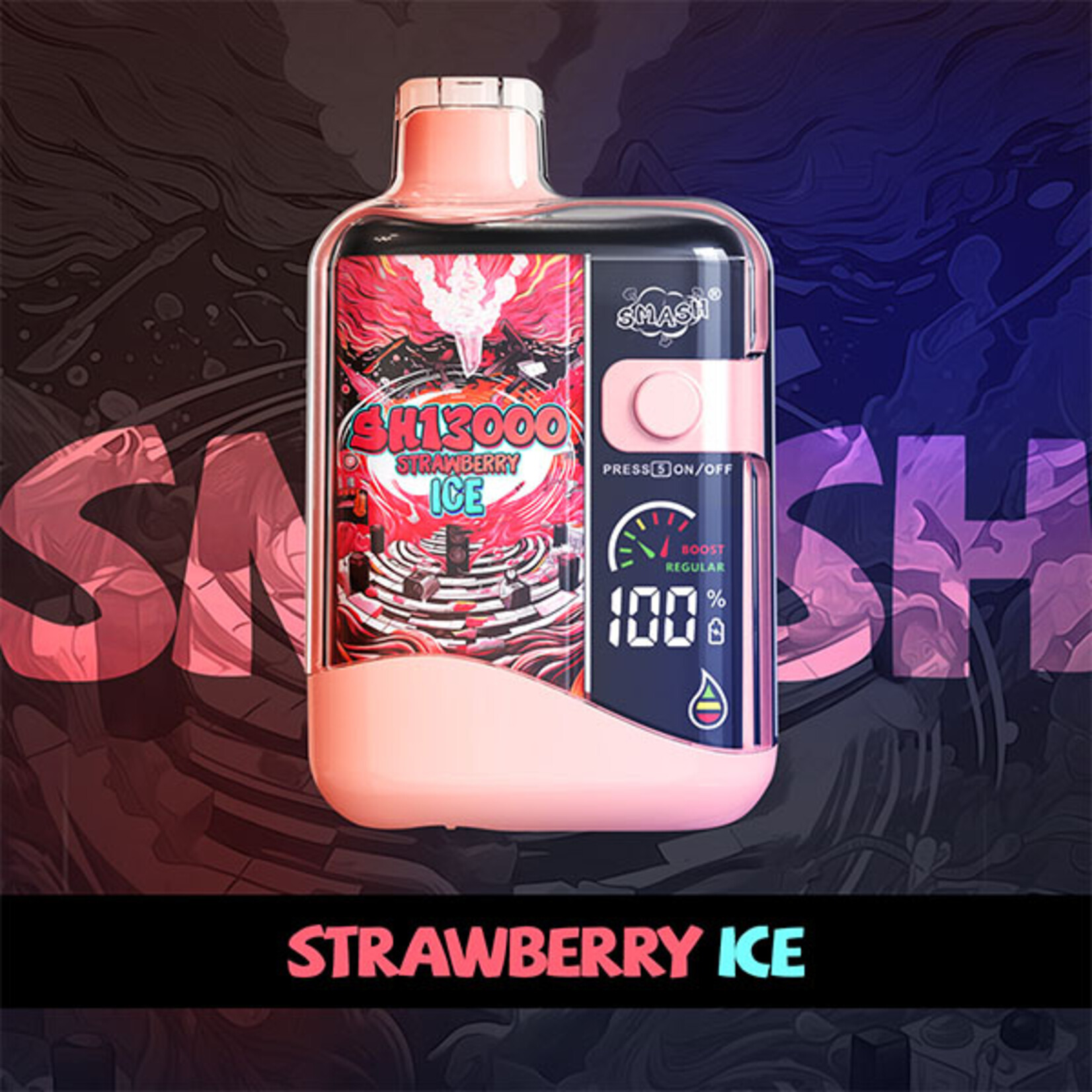 SMASH SH10 - SMASH SH13000 Strawberry Ice