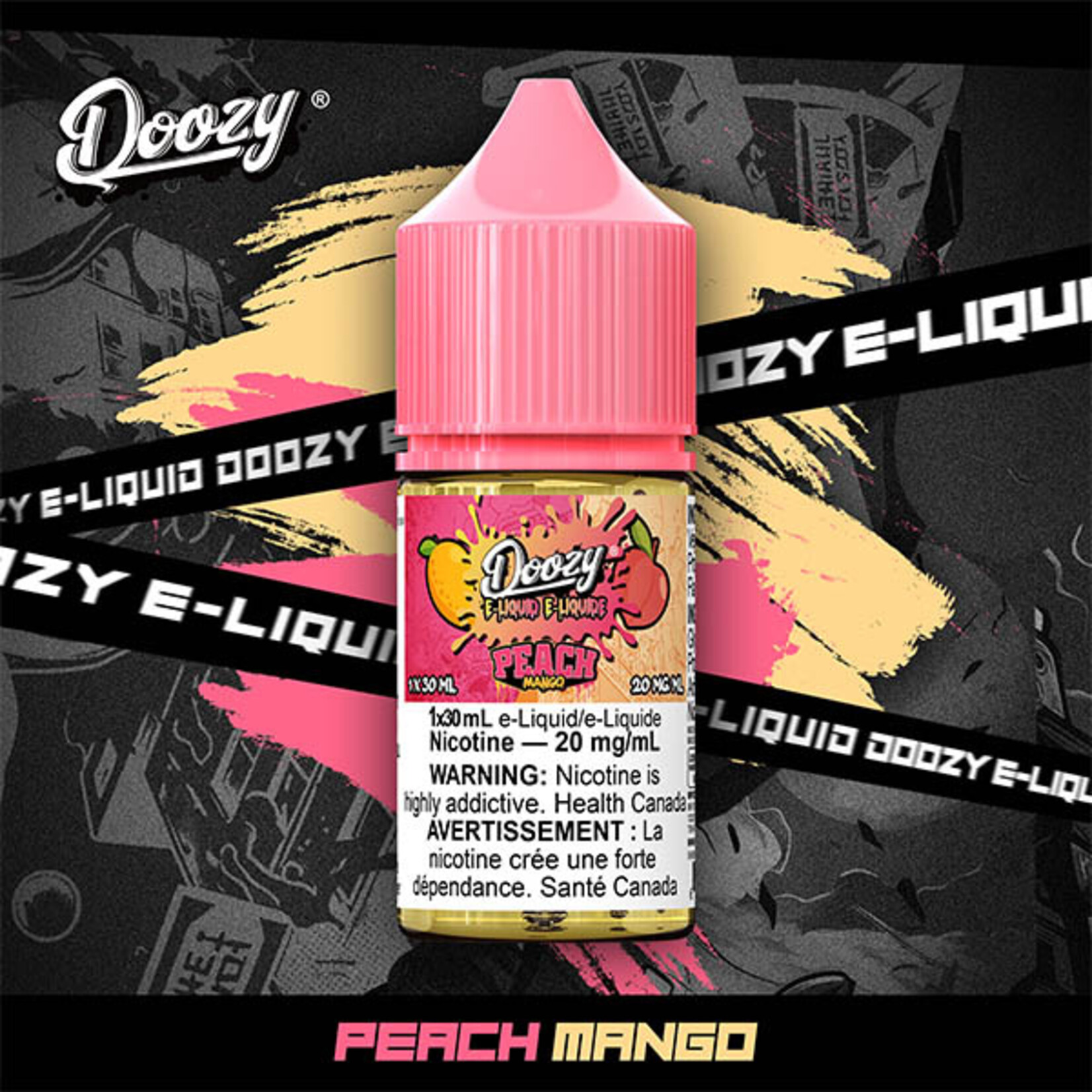 DOOZY DZE01 - DOOZY Peach Mango E-liquid - 30ml Salt