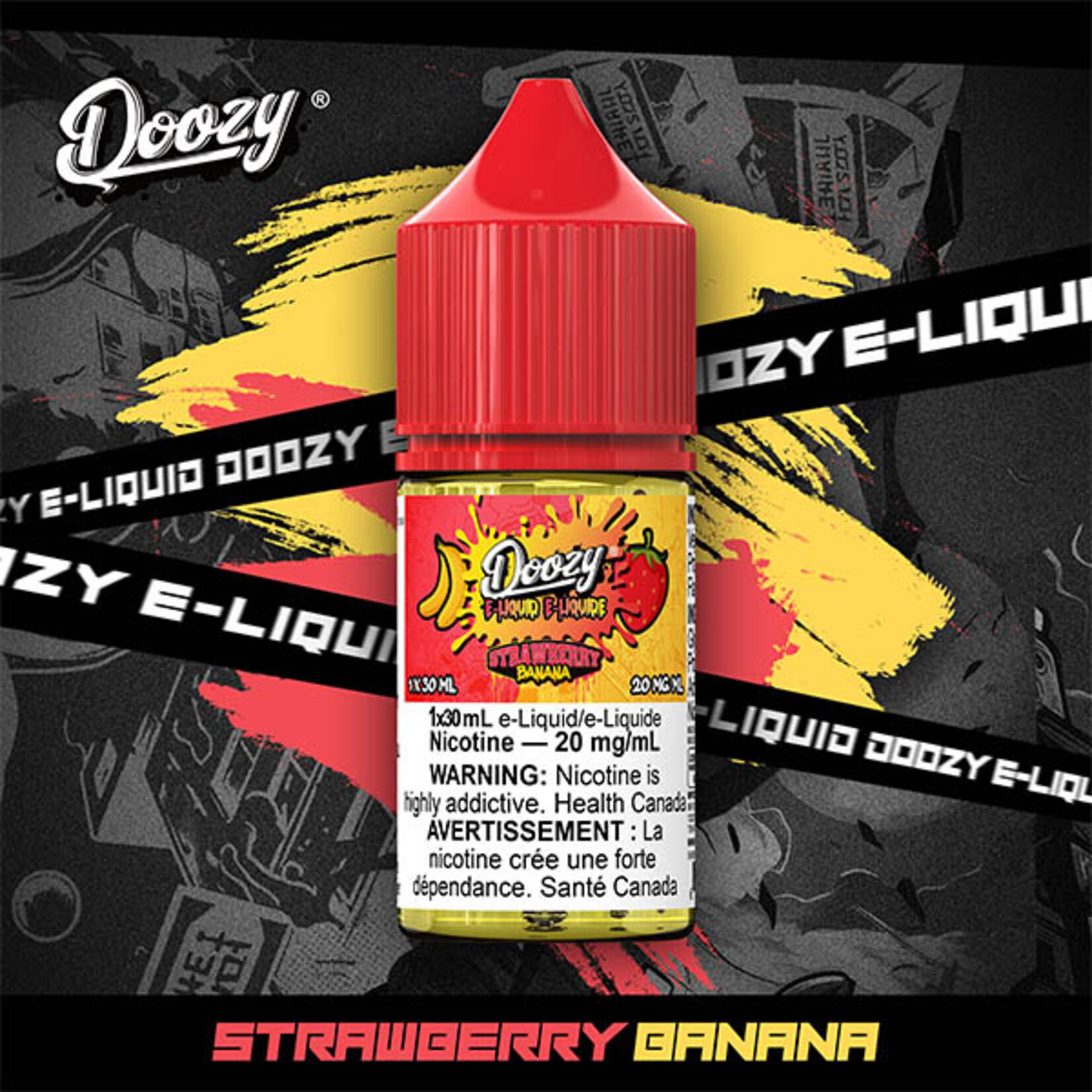 DOOZY DZE05 - DOOZY Strawberry Banana E-liquid - 30ml