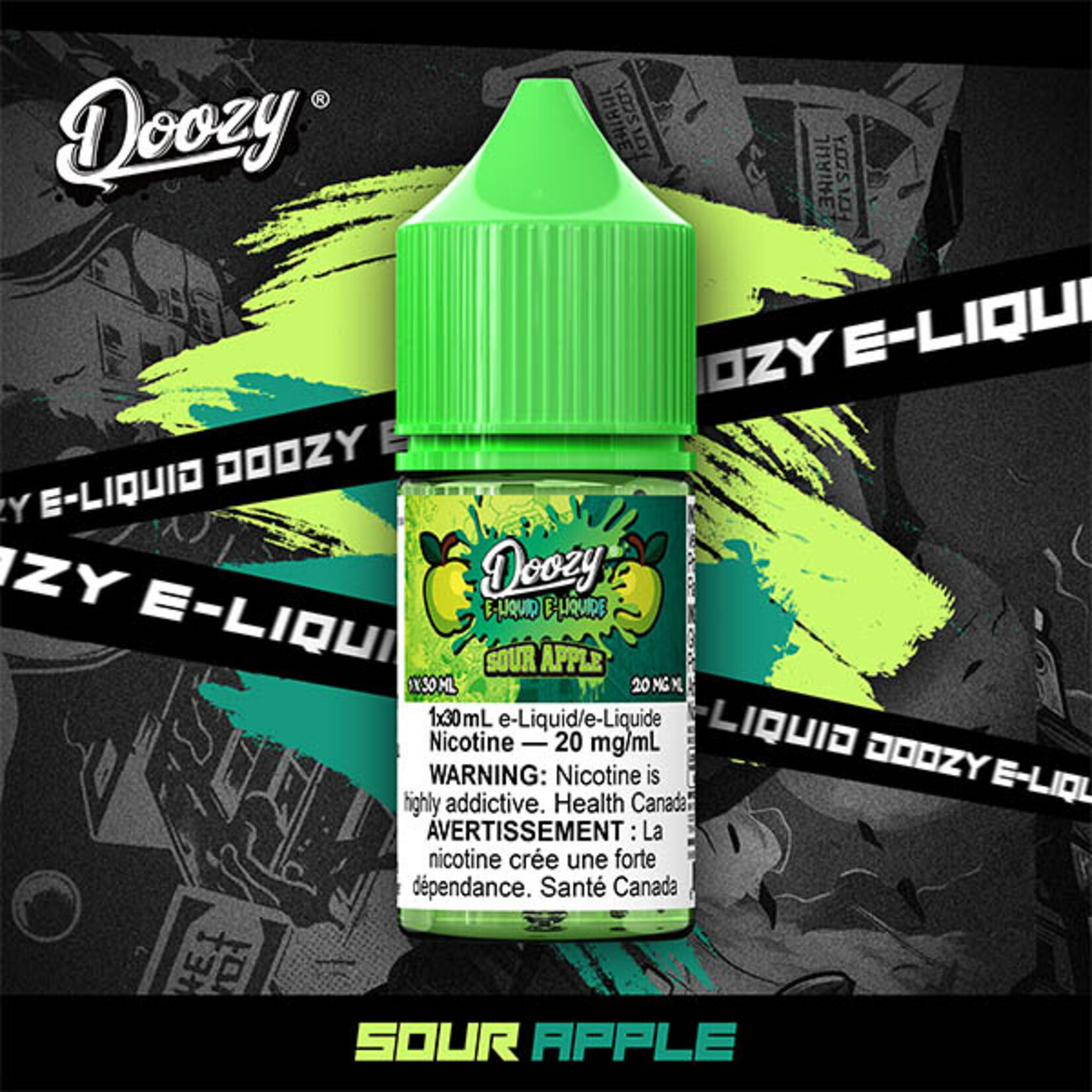 DOOZY DZE07 - DOOZY Sour Apple E-liquid - 30ml Salt
