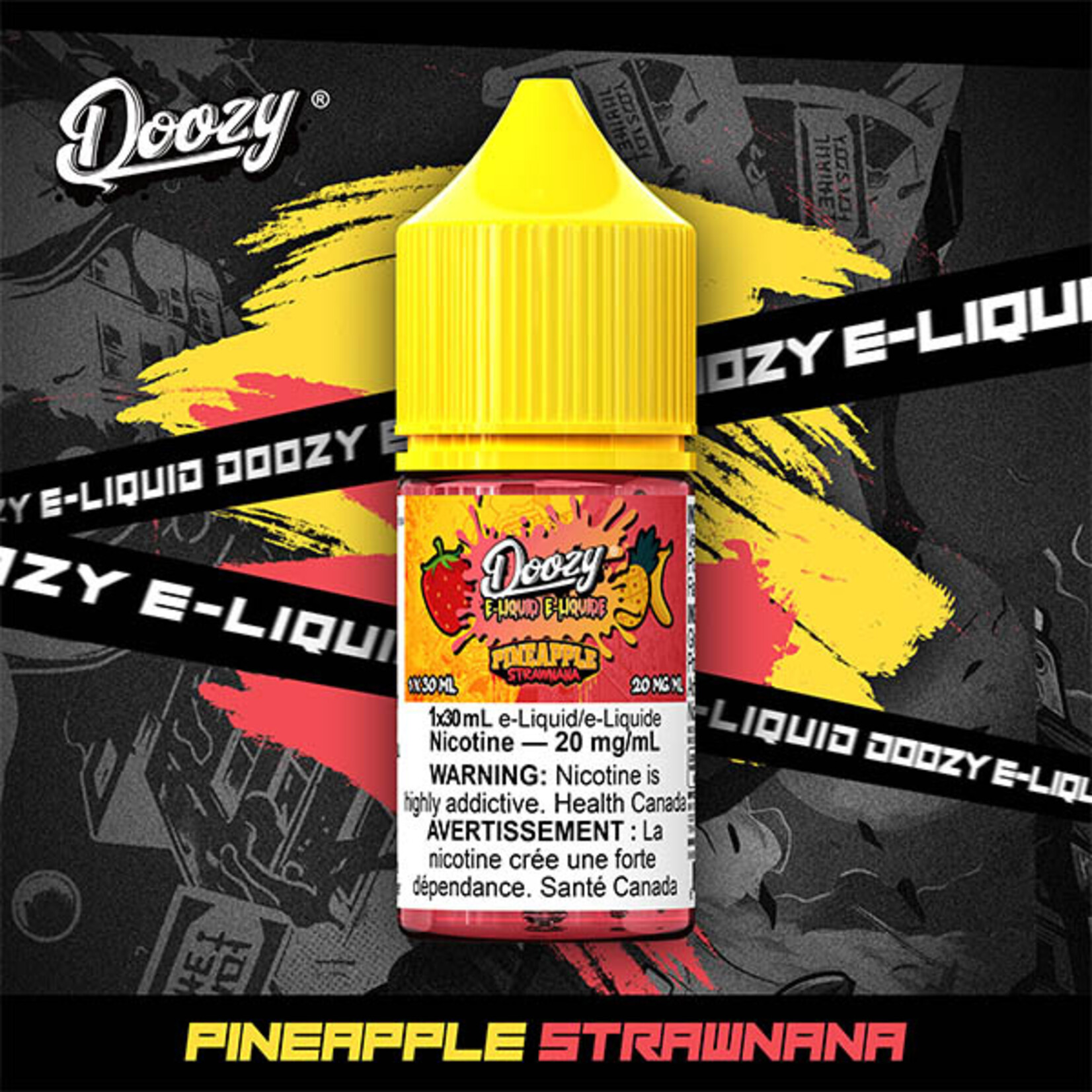 DOOZY DZE08 - DOOZY Pineapple Strawnana E-liquid - 30ml