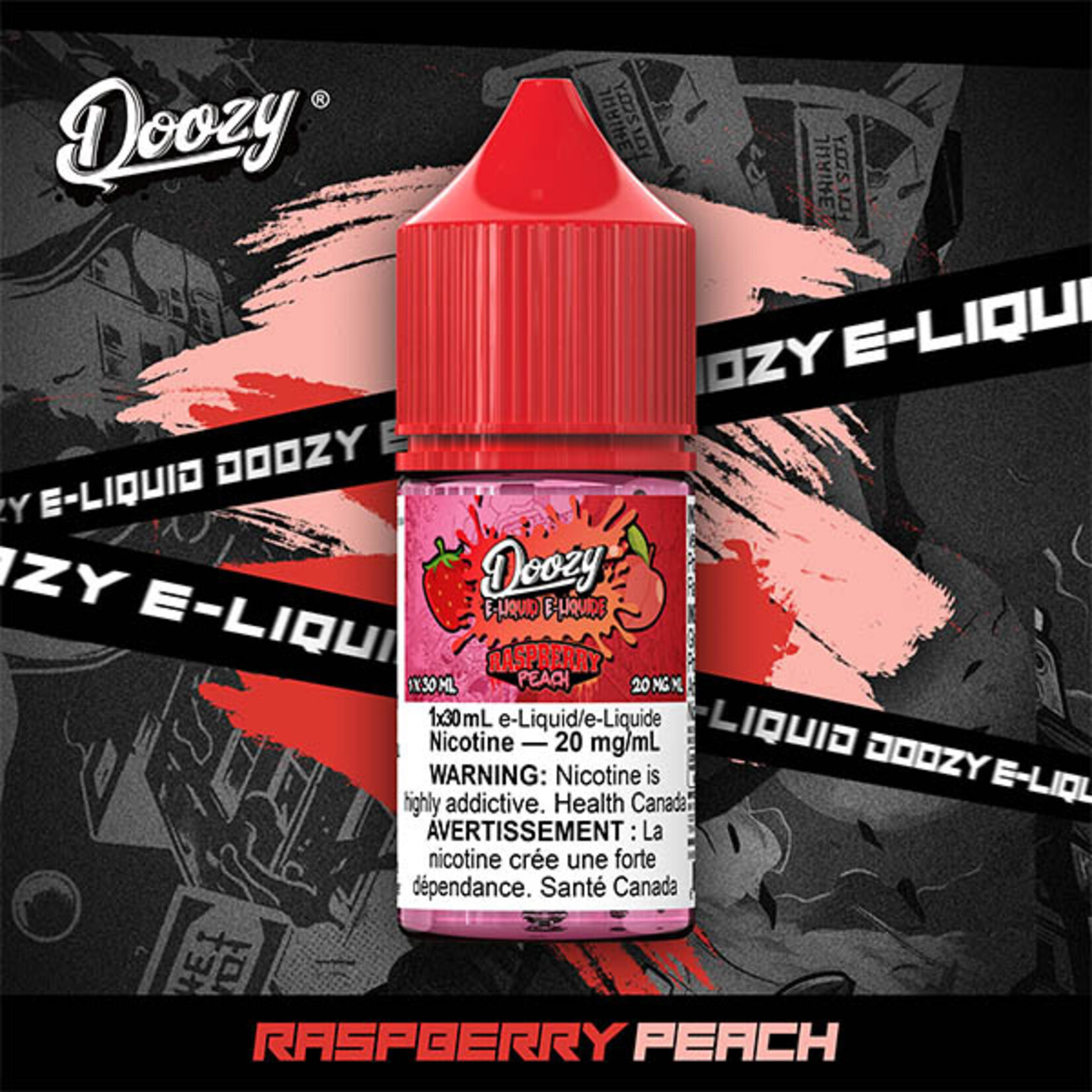 DOOZY DZE09 - DOOZY Raspberry Peach E-liquid - 30ml Salt