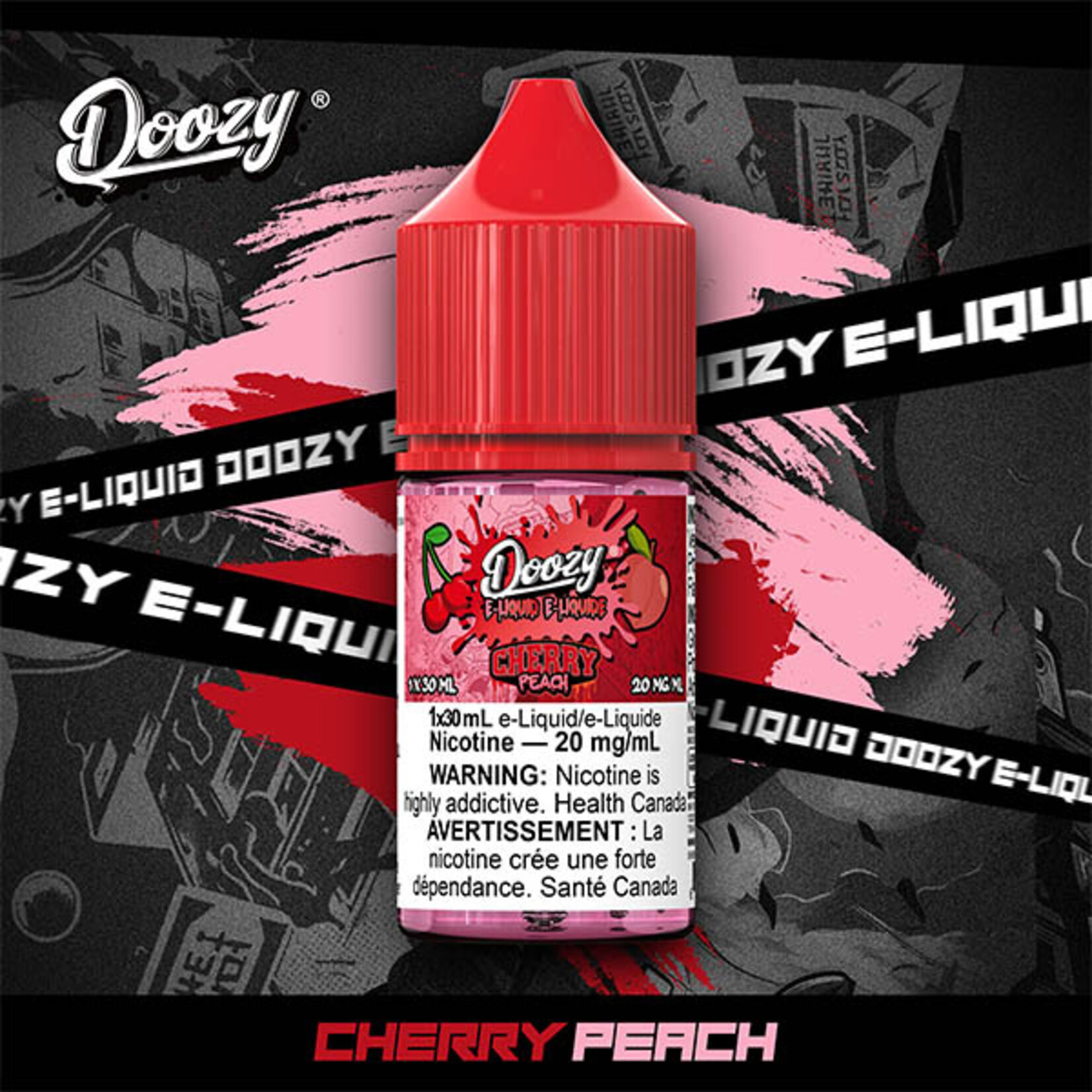 DOOZY DZE10 - DOOZY Cherry Peach E-liquid - 30ml Salt