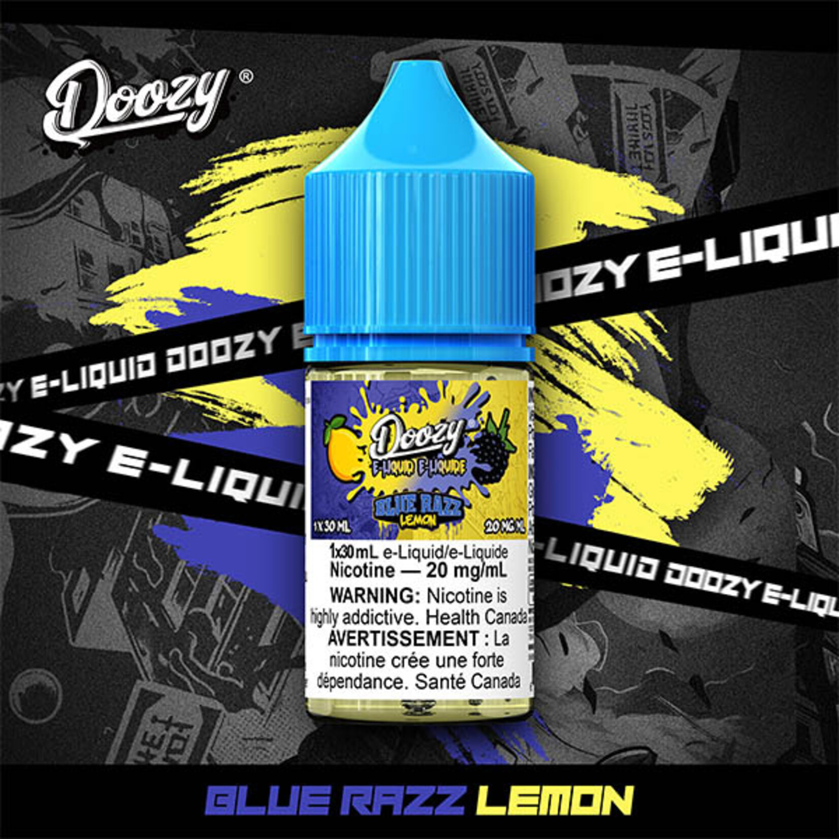 DOOZY DZE11 - DOOZY Blue Razz Lemon E-liquid - 30ml Salt
