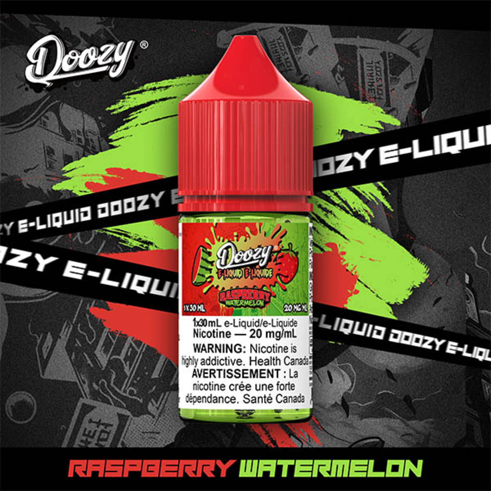 DOOZY DZE12 - DOOZY Raspberry Watermelon E-liquid - 30ml