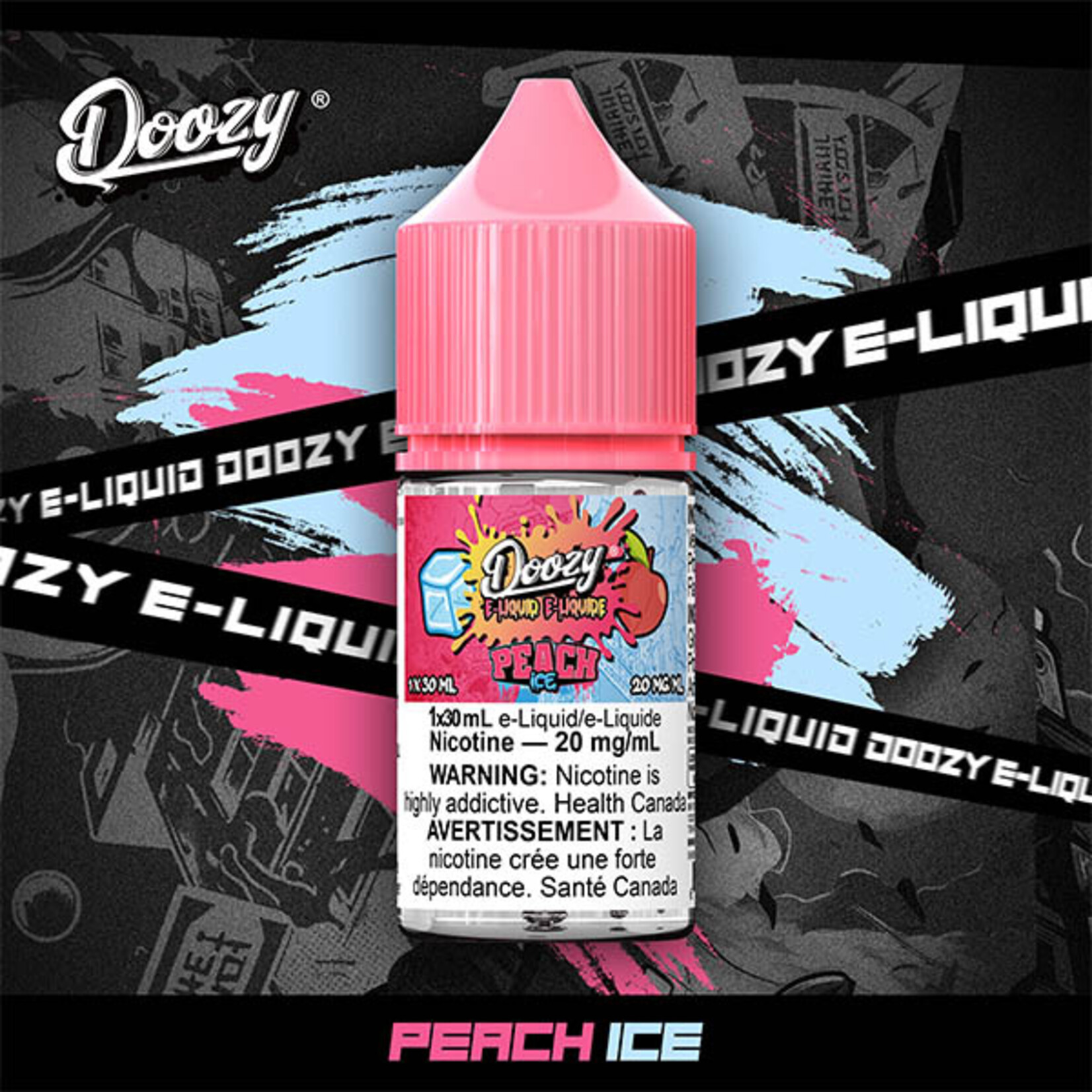DOOZY DZE13 - DOOZY Peach Ice E-liquid - 30ml Salt